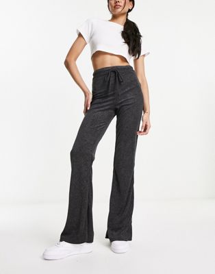 Gilli fit and flare trousers in charcoal