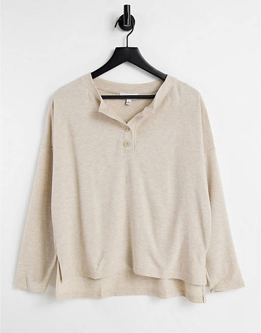 Gilli knitted long sleeve polo top