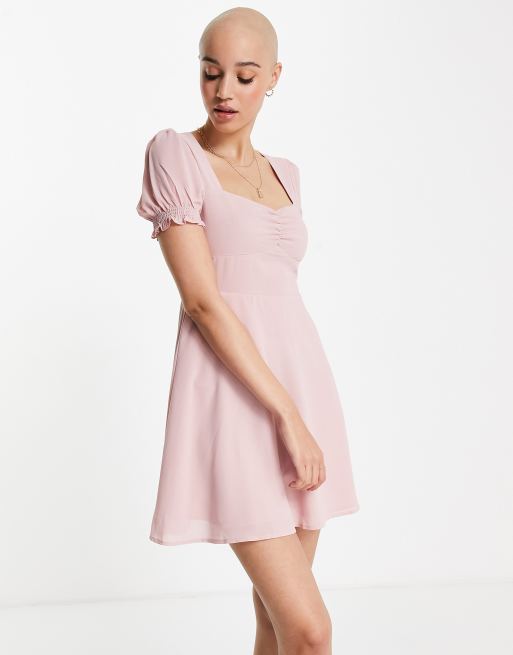 Gilli - Robe à encolure en cœur - Mauve