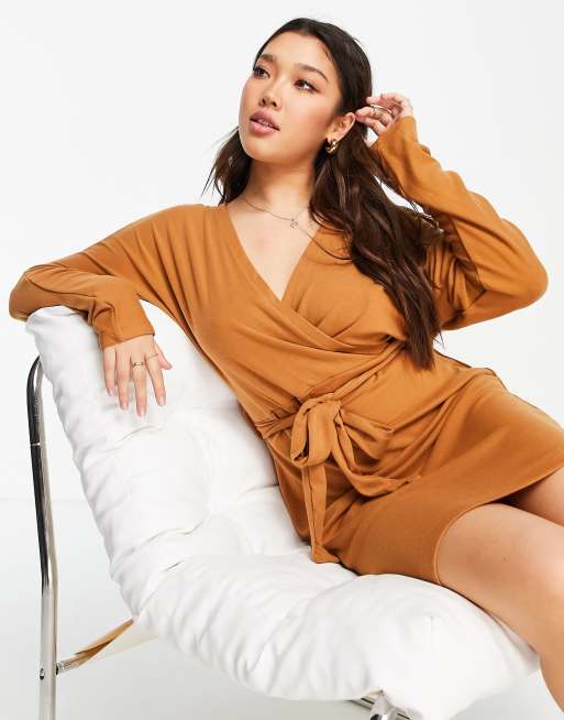 Gilli – Wickelkleid in Camel