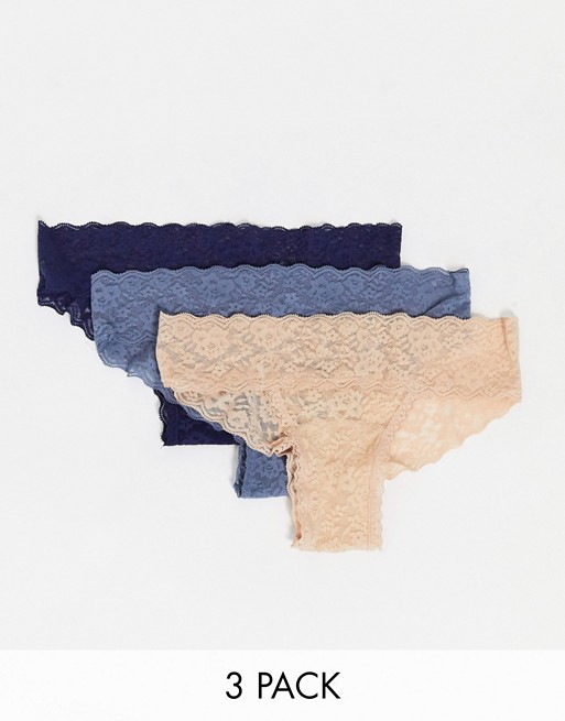 Gilly Hicks 3 pack lace brief