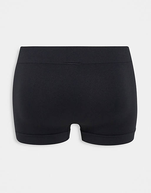  Underwear/Gilly Hicks 3 pack logo waistband seamless trunks in port red/blue/black 