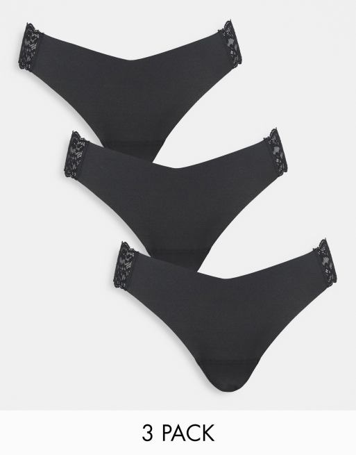 Women's Gilly Hicks No-Show Cheeky Underwear 3-Pack