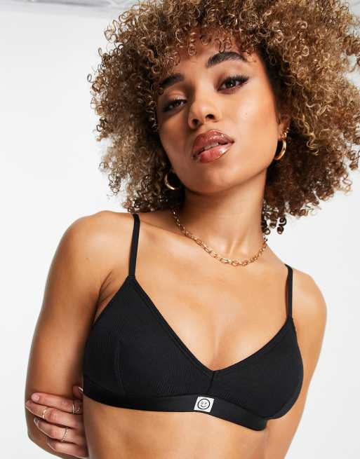 Bralette à Pois Blanc Gilly Hicks - Bretelles Réglables - Taille XS