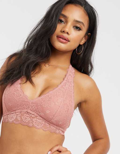 Gilly Hicks, Intimates & Sleepwear, Gilly Hicks Lace Padded Halter  Bralette M