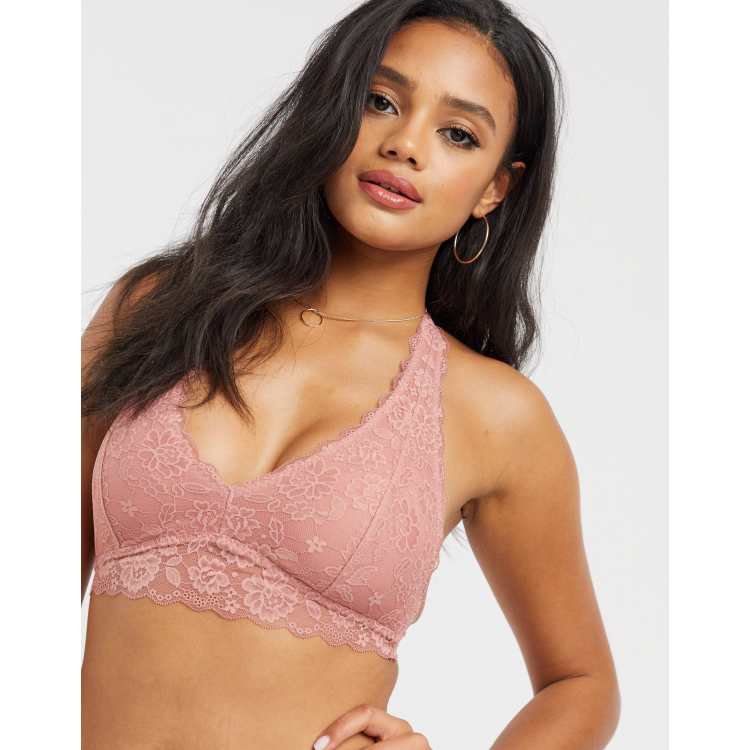 Gilly Hicks core halter bralette in pink