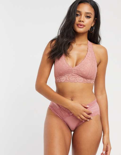 Hollister Gilly Hicks Core Halter Bralette XXS Pink - $16 (42% Off Retail)  - From Katie