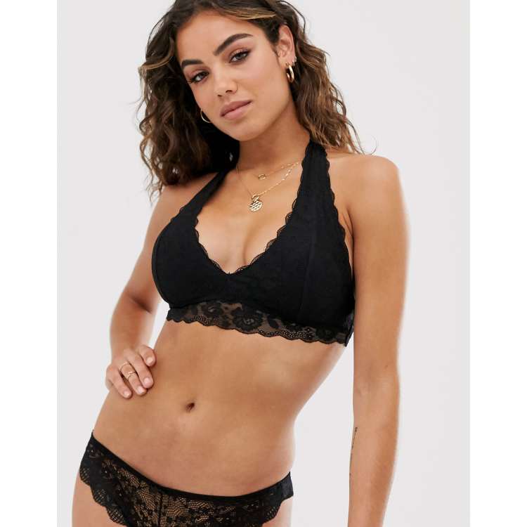 Hype Halter Bralette - Black - Muscle Nation