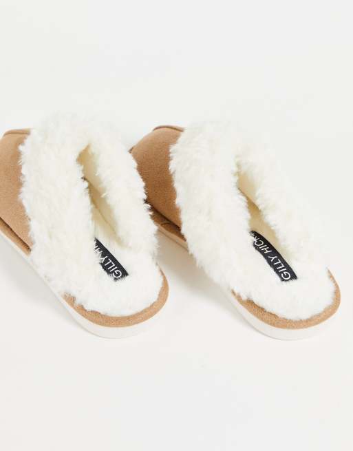 Gilly Hicks cozy slipper in tan ASOS