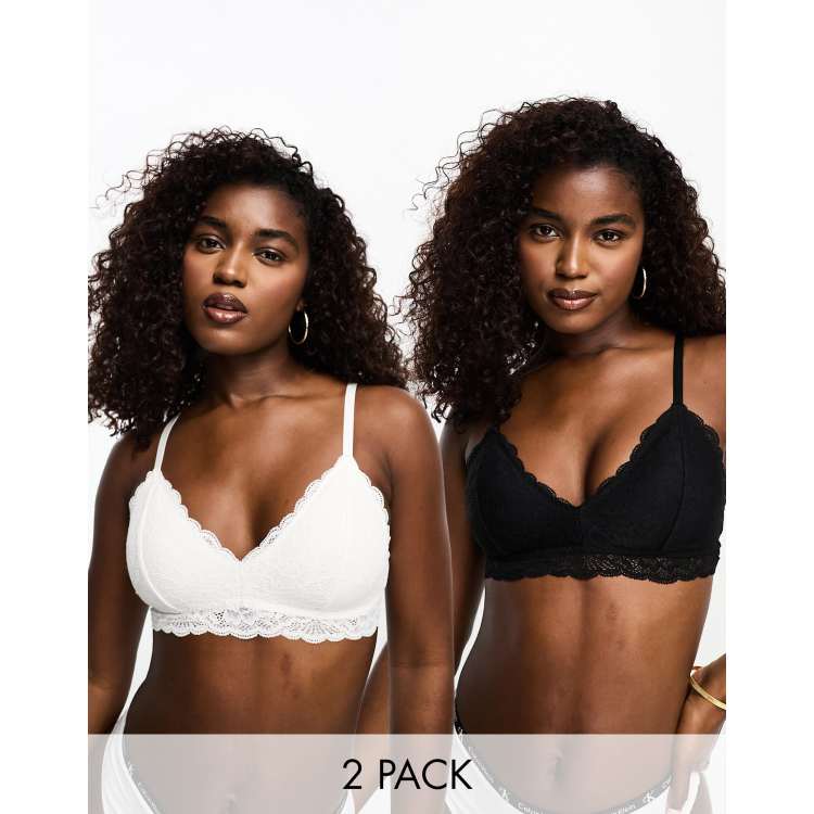 Women's Gilly Hicks Lace Longline Bralette, Women's Bras & Underwear