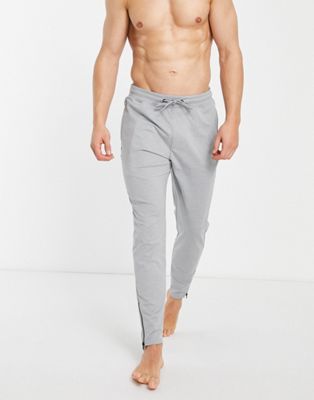 Gilly Hicks go recharge lounge joggers in light grey marl