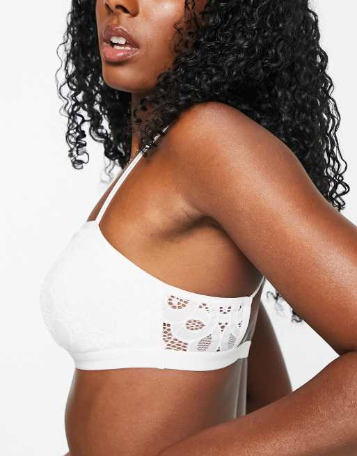 Gilly hicks 2024 white bralette