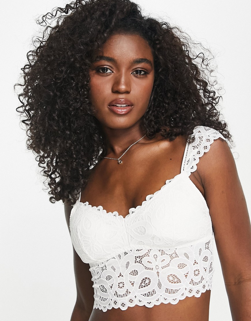 Gilly Hicks lace bralette in white