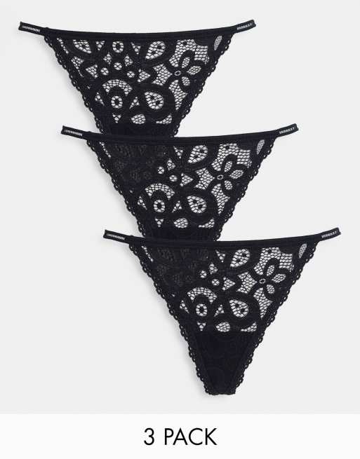 Gilly hicks lace thong best sale