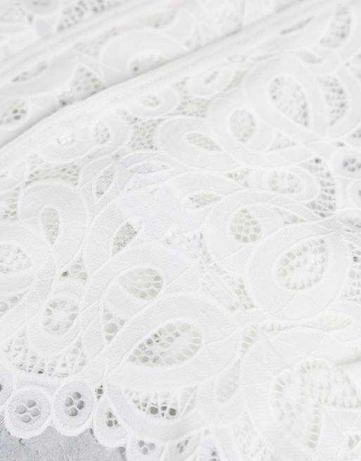 Gilly Hicks - Lot de 3 strings en dentelle au crochet - Blanc, 4 de 4