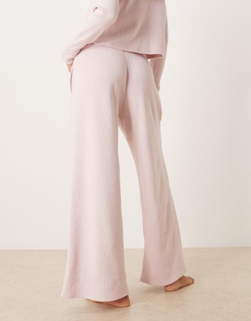 Gilly Hicks low rise baggy waffle sweatpants in pink - part of a
