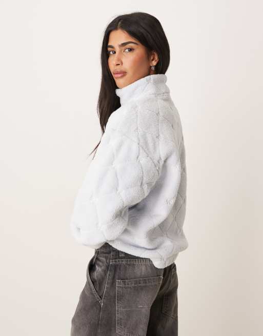 Gilly Hicks - Pull zippé en polaire - Bleu délavé, 2 de 4