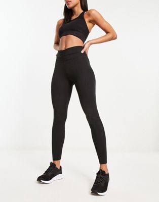 Gilly Hicks recharge front cinch leggings in black