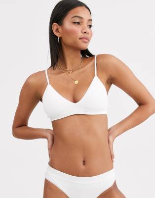 seamless triangle bra