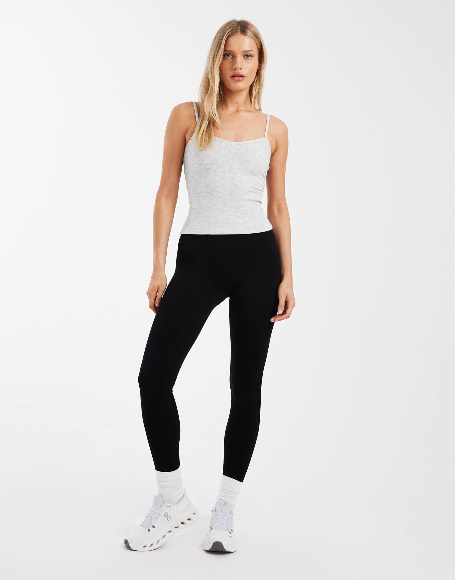 gilly hicks y2k tank top in gray