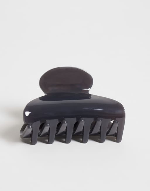 Gina Tricot 2 pack hair clips in navy & tortoise, 2 of 3