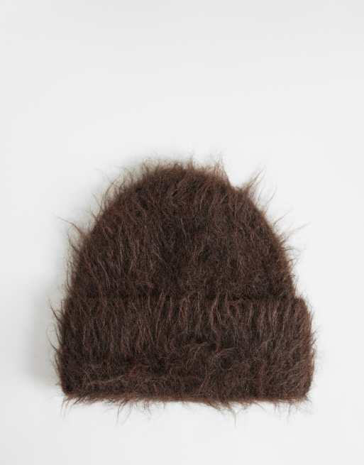 Gina tricot berretto morbido marrone, 3 di 3