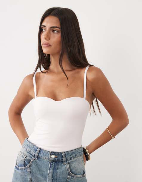 Gina Tricot - body balconette moldeador en rosa - view 1