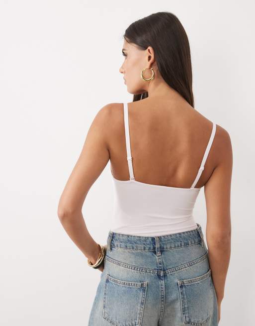 Gina Tricot - body balconette moldeador en rosa, 4 de 4