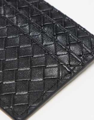 GINA TRICOT BRAIDED WOVEN CARD HOLDER 