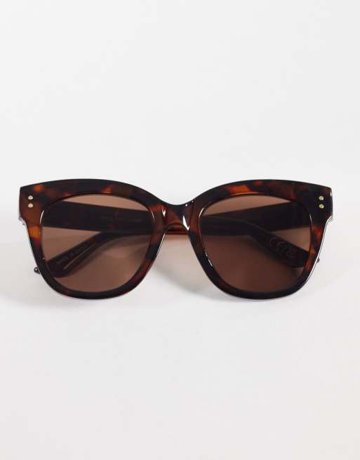 Gina Tricot – Brązowe okrągłe okulary przeciwsłoneczne, 3 z 3