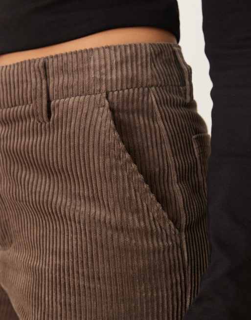 Gina Tricot – Bruna manchesterbyxor med hög midja, 5 av 5