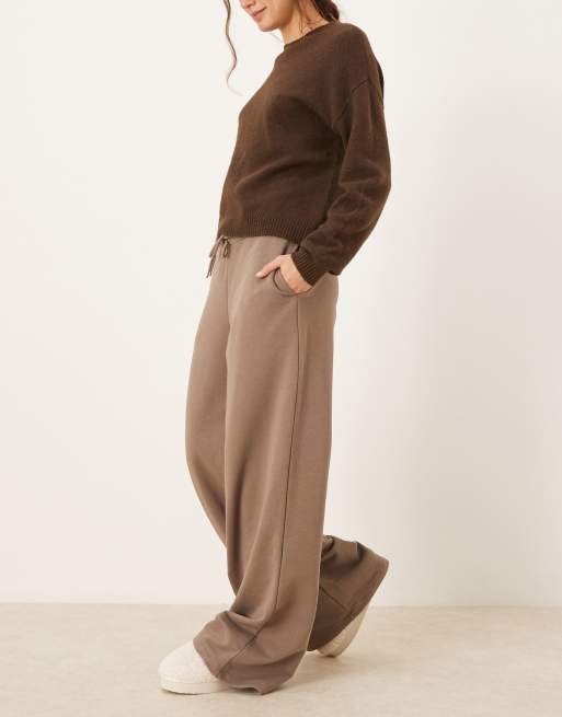 Gina Tricot – Bruna sweatpants med låg midja och dragsko, 2 av 5