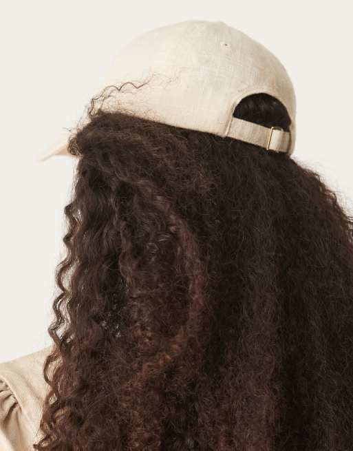 Gina Tricot - Cappellino beige con ricamo, 3 di 3