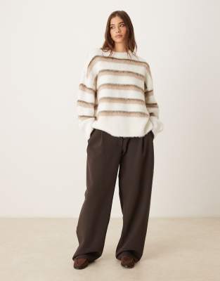 Gina Tricot Chunky Knit Sweater In Multi