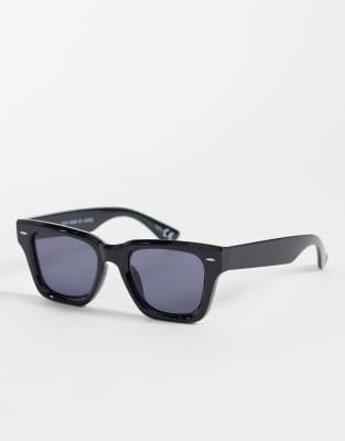 Gina Tricot Classic Square Sunglasses In Black