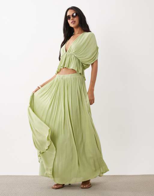 Gina Tricot co-ord in light green, 2 of 3