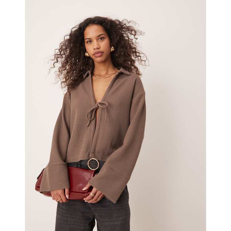 トップス 20AW kolor DOCKING KNIT CARDIGAN Dokotoo Fashion Cardigan Sweaters for Women Ladies Open Front Long