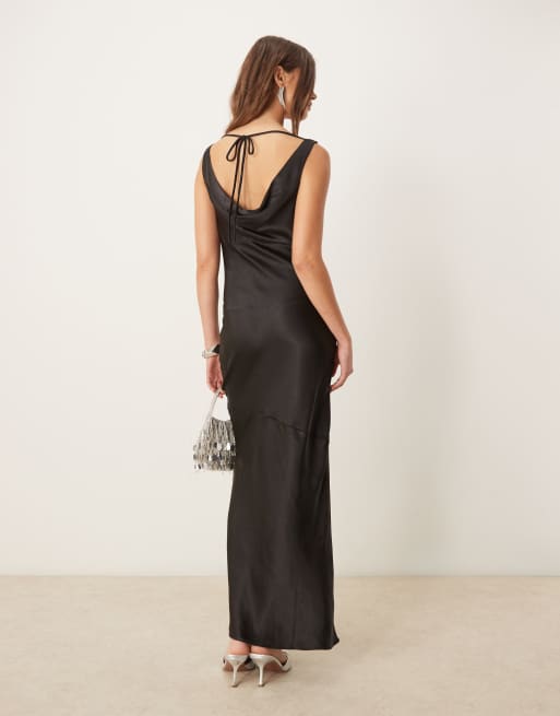 cowl neck bias cut dress BHLDN Sleeveless Cowl-Neck Bias-Cut A-Line Midi Dress