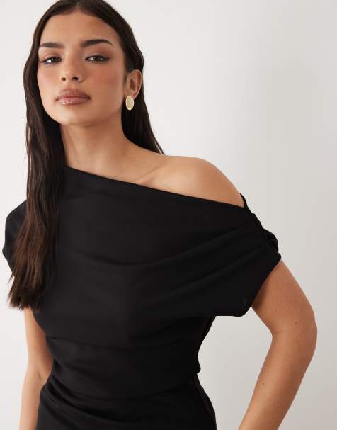 Gina Tricot – Czarny asymetryczny top - view 1