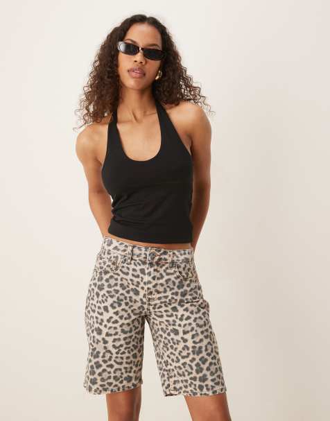 Gina Tricot – Czarny top z dekoltem typu halter - view 1