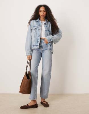 Gina Tricot Denim Oversized Boyfriend Jacket