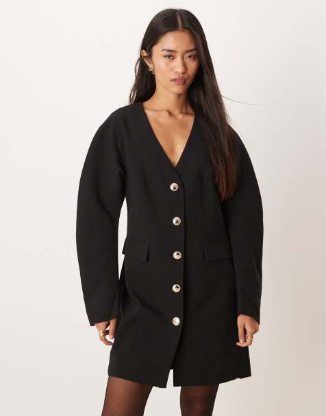 Gina Tricot - Elegante mini-jurk in zwart - view 1