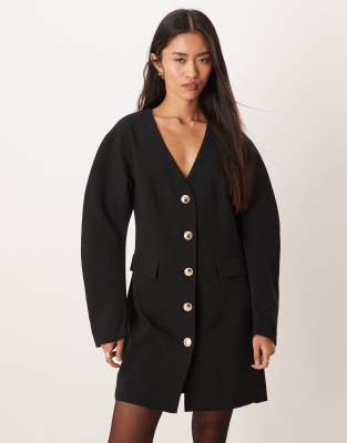 Gina Tricot - Elegantes Minikleid in Schwarz