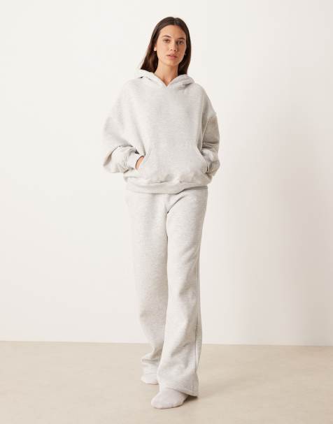 Gina Tricot - Ensemble ample - Gris clair chiné - view 1