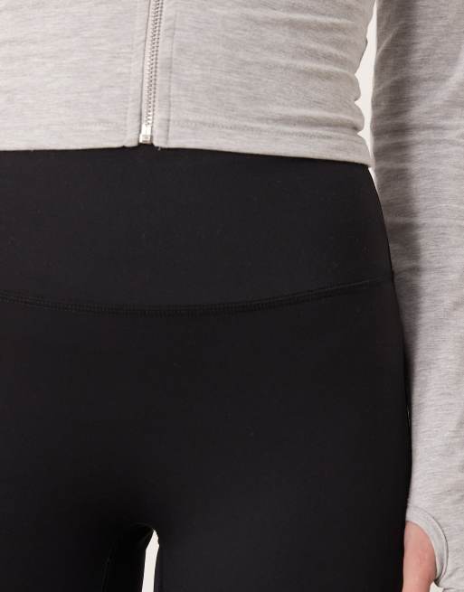 Gina Tricot flare soft leggings in black, 3 of 5