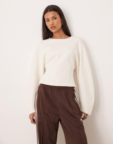 Gina Tricot – Geformter Pullover in Cremeweiß - view 1