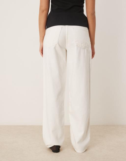 Gina Tricot - Jean baggy - Blanc cassé, 2 de 5