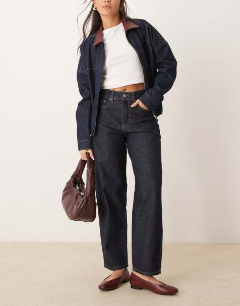 Gina Tricot - Jean large - Bleu indigo délavé - view 1