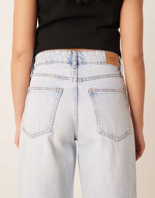 Gina Tricot - Jeans a cilindro lavaggio blu chiaro, 4 di 5
