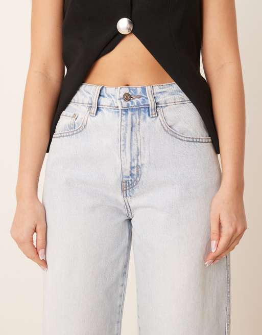 Gina Tricot - Jeans a cilindro lavaggio blu chiaro, 5 di 5